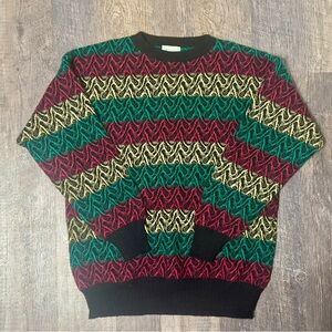 United Colors Of Benetton Multicolor Crewneck Sweater